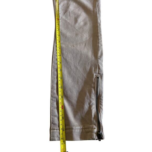 Joie Park Skinny Cargo Pants Khaki Tan Size 27 NWT Utility Ankle Zip Style - Picture 7 of 8